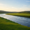 A flowing river; God's kingdom economy